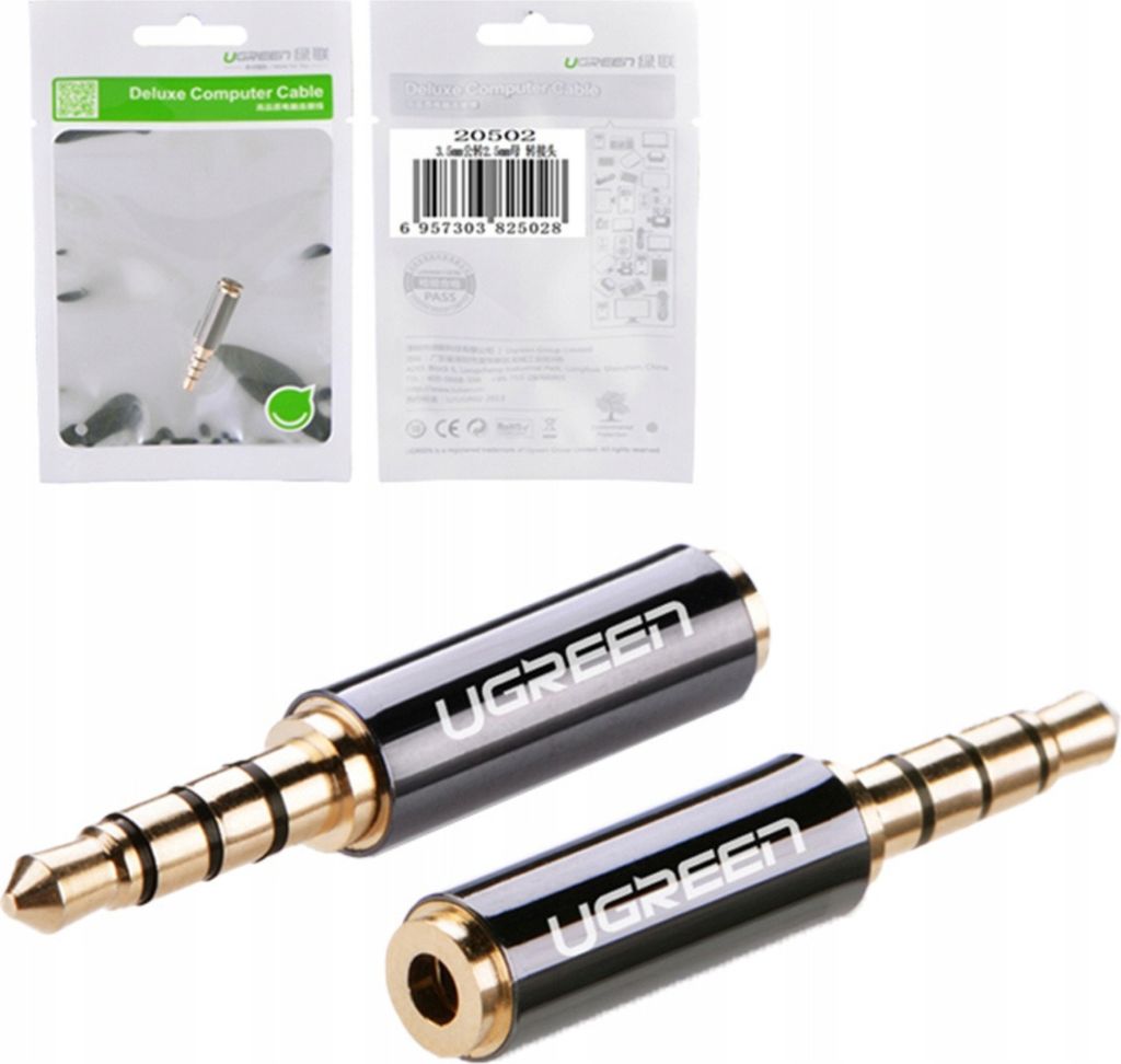 Ugreen Adaptér Audio Jack 2,5 mm na Mini Jack 3,5 mm Obrázok produktu 