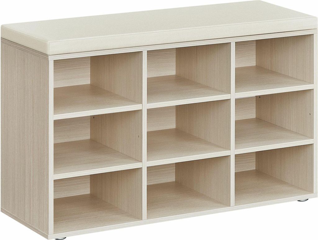 Szafka na buty z siedziskiem 9 półek Zdjęcie produktu 