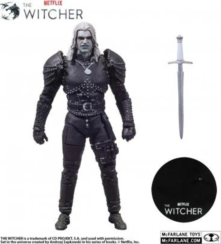Figurine Geralt de Riv The Witcher Mode Saison 2 Netflix - 18 cm - 6