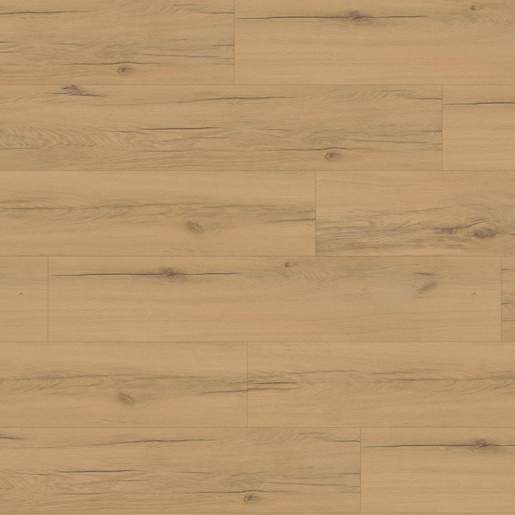 FLOORNOVO Rigid Klick Vinylboden Eiche Beige Holzoptik 5 mm Stärke 225 x 1220 mm 2.75 m² Trittschalldämmung integriert Feuchtraumgeeignet NKL31 ...