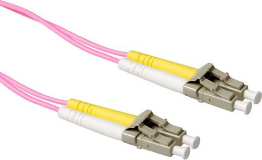 ACT 22 meter LSZH Multimode 50/125 OM4 fiber patch cable duplex with LC connectors (RL9722)