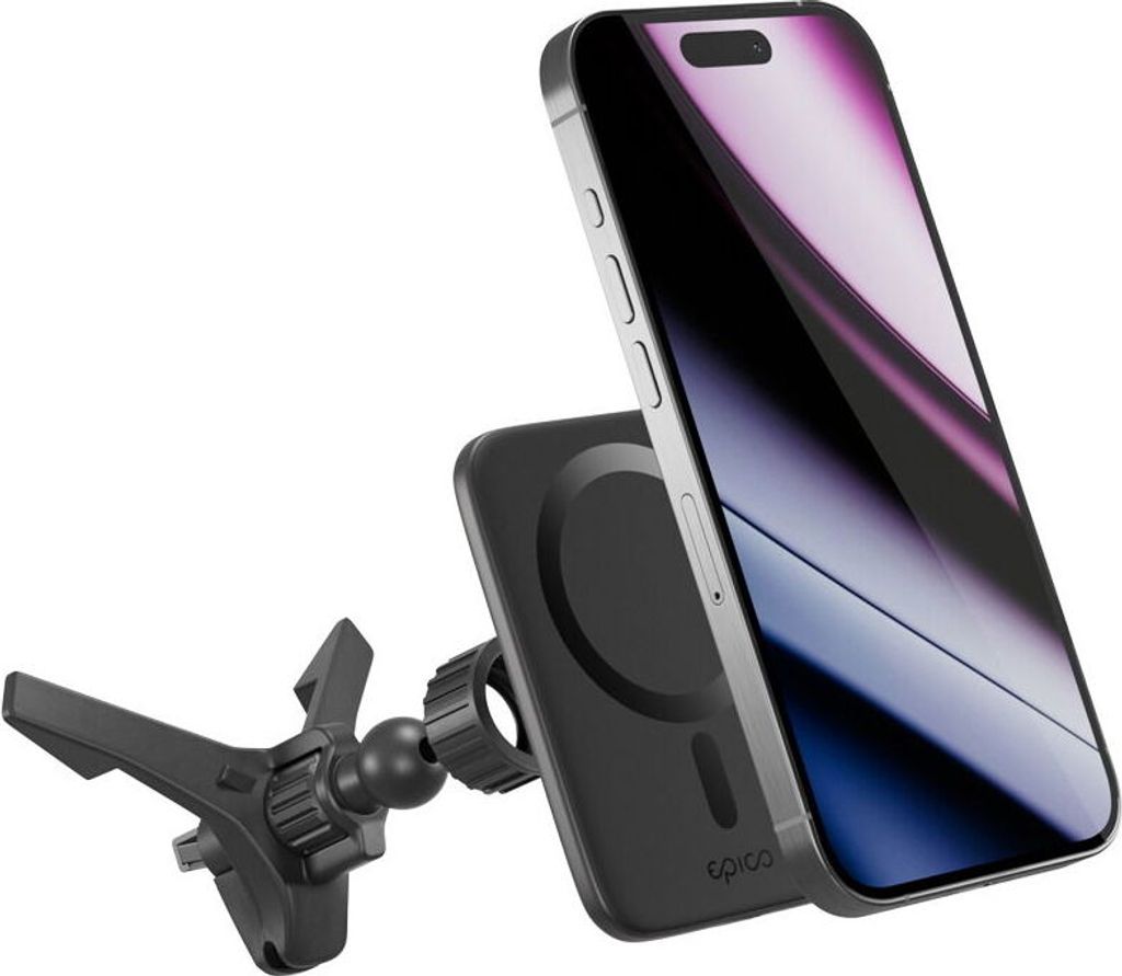 Epico Qi2 Mag Wireless Car Charger - Schwarz