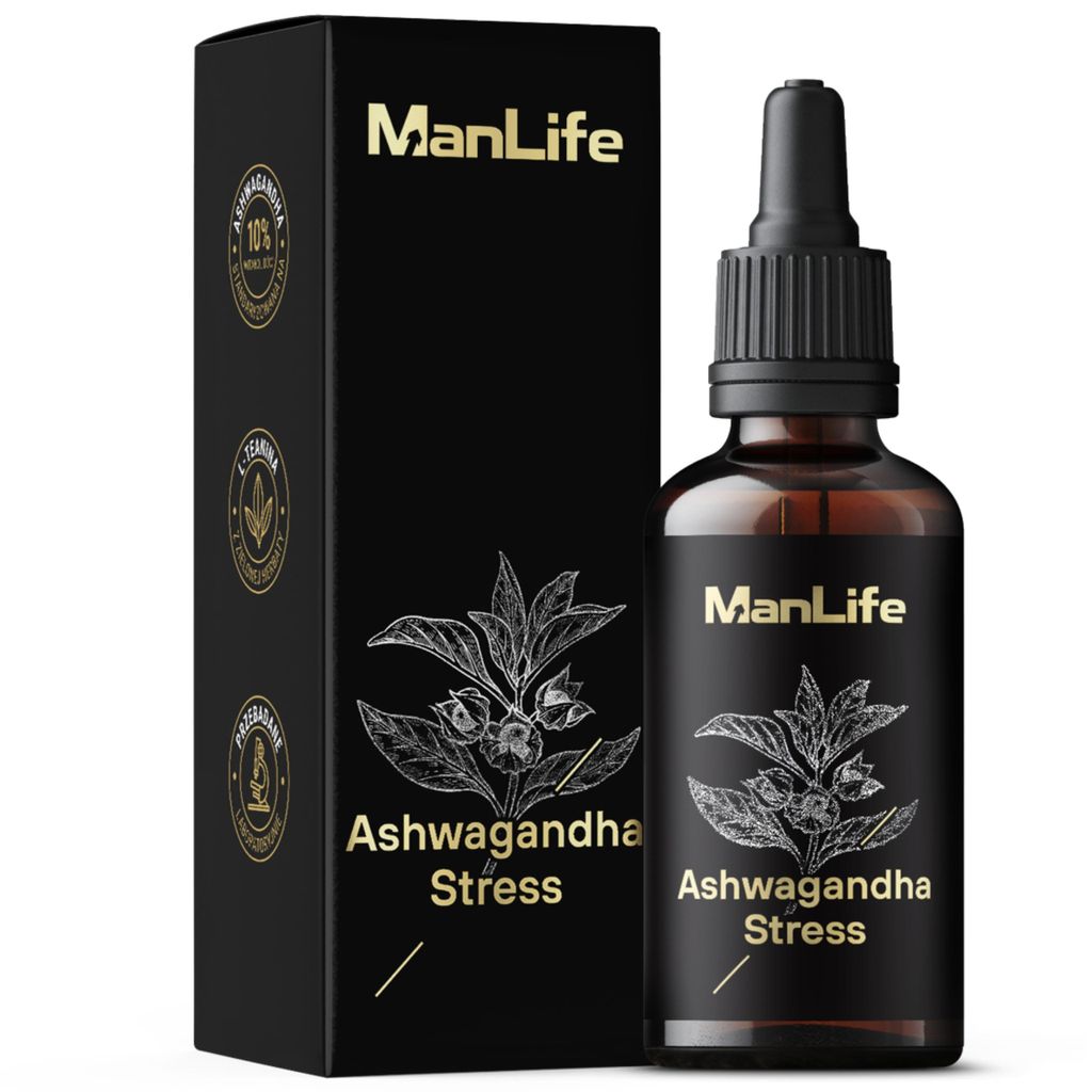 Ashwagandha Tropfen mit L-Theanin 98% aus Grüntee | Ruhe, Entspannung 50ml