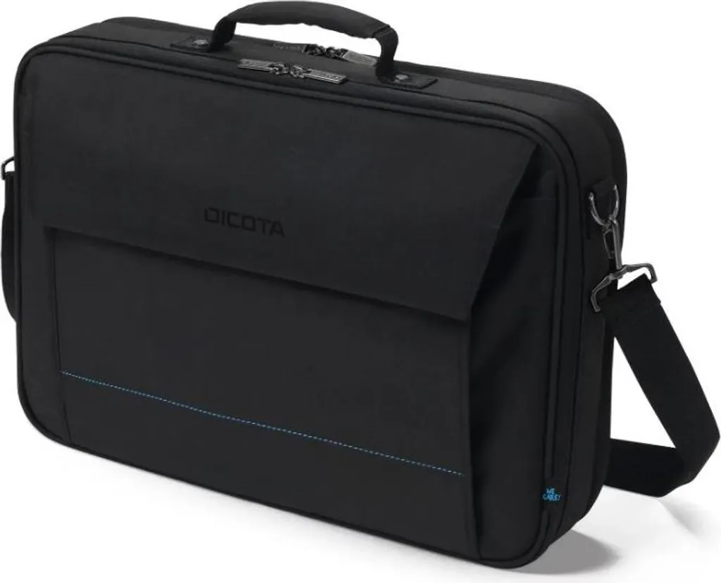 DICOTA D3250204 Serviette Ordinateur 16 Pouces - Sacoche Noire Robuste