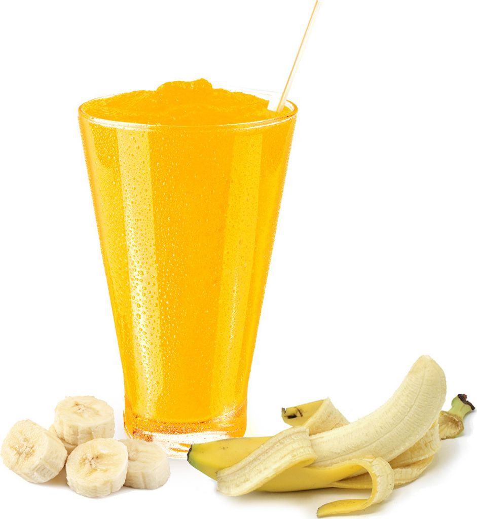 Banane Geschmack Smoothie Slush Ice Granita 1:8