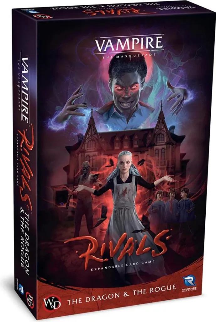 Vampire The Masquerade Rivals Dragon & Rogue : Extension Jeu de Cartes