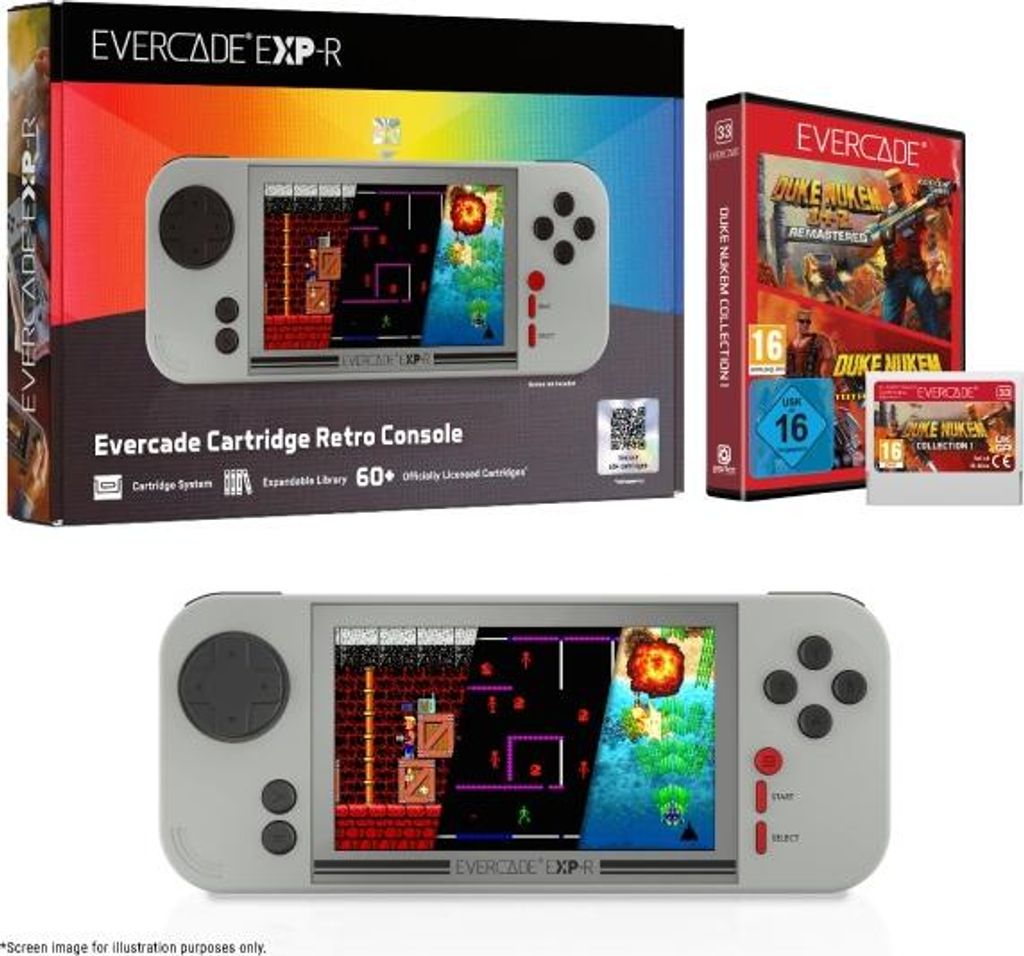 Evercade EXP-R Konsole & Duke Nukem Coll.1