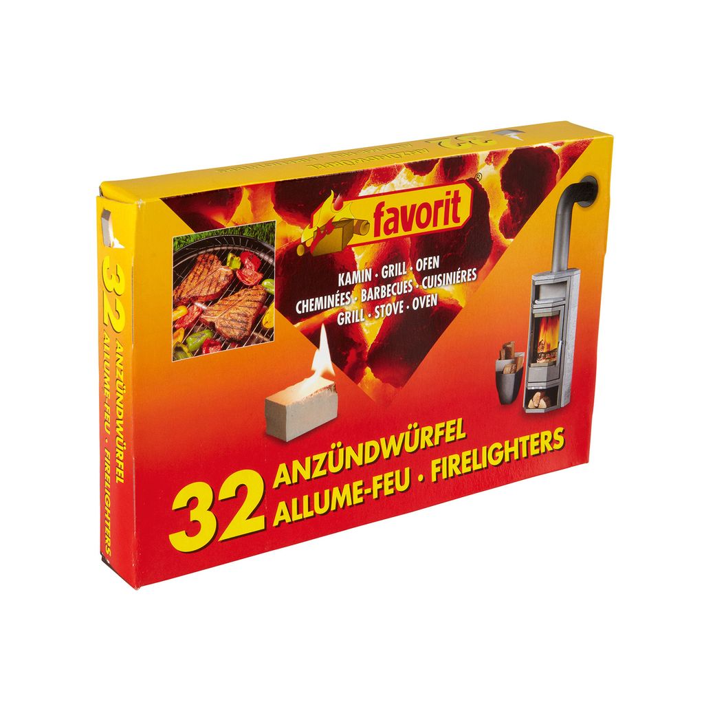 Favorit 1250 Anzündewürfel für Grill, Kamin und Ofen, Immagine del prodotto 