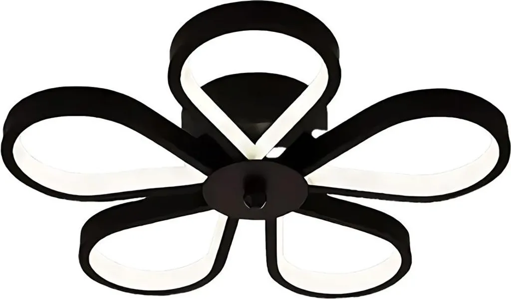 Plafonnier Toolight Lhj075-C noir et blanc design pour salon moderne