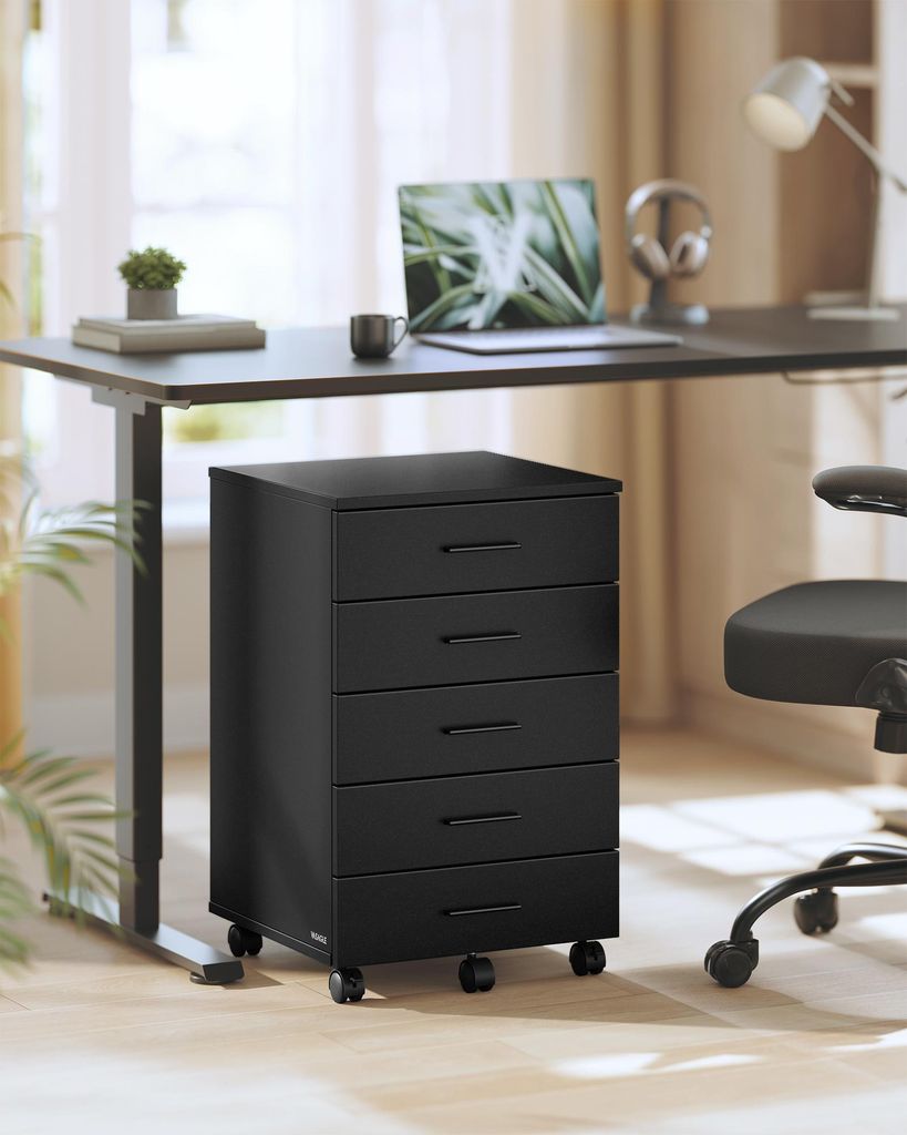 VASAGLE Rollcontainer, Aktenschrank, Schubladenschrank, Produktbild 
