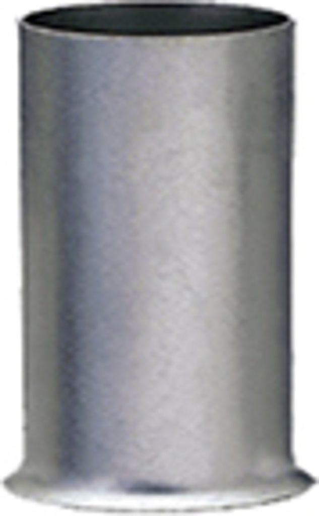 100 x Aderendhülsen-Sortiment - unisoliert / blank - 6,0qmm / 6,0mm² Länge 10mm