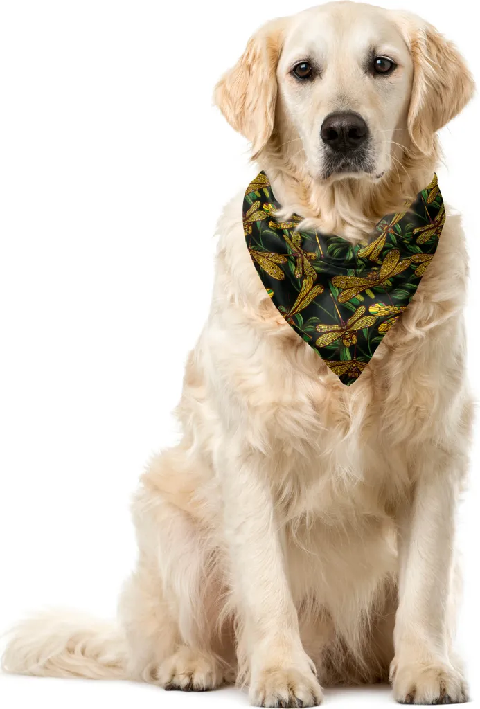 Bandana Dolcezza ABAKUHAUS per Cani e Gatti - Libellule e Natura