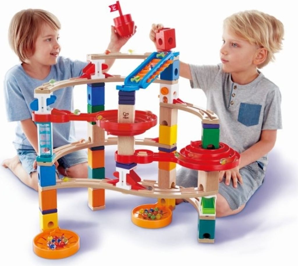 Hape E6024 - Super castello a spirale, pista di marmo Immagine del prodotto 