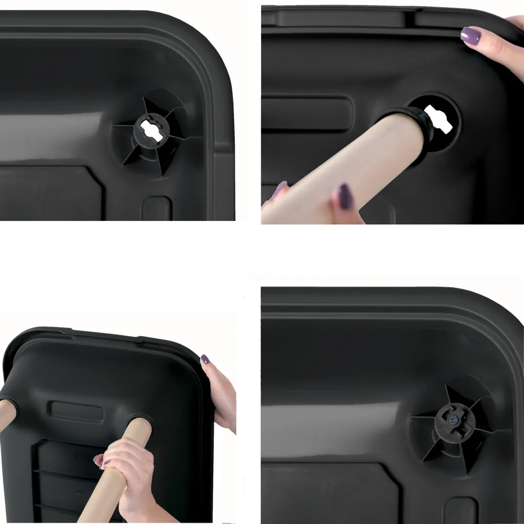 Pot de fleurs avec couvercle : Mini serre anthracite pour vos semis bio - 8