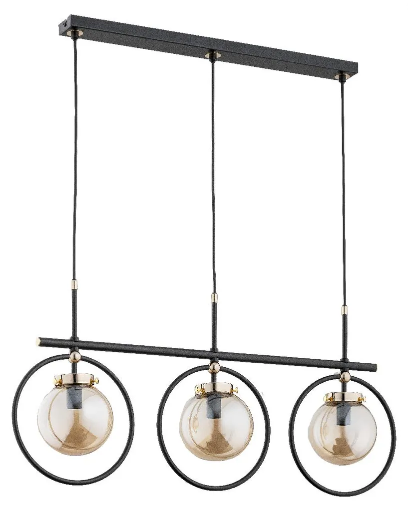 Lustre suspension EMIKO métal 3xE14 : fini l'éclairage terne et froid