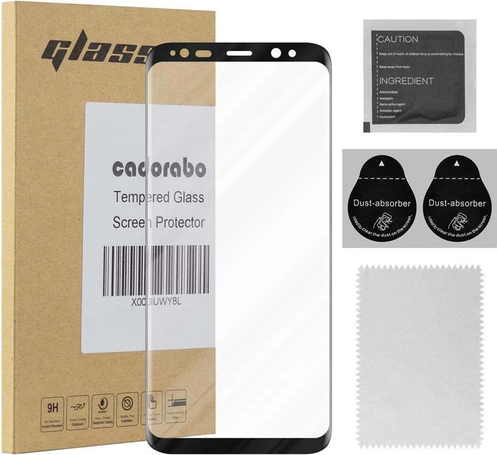 Cadorabo Vetro Samsung S8 PLUS - Pellicola Protettiva 9H Full Screen