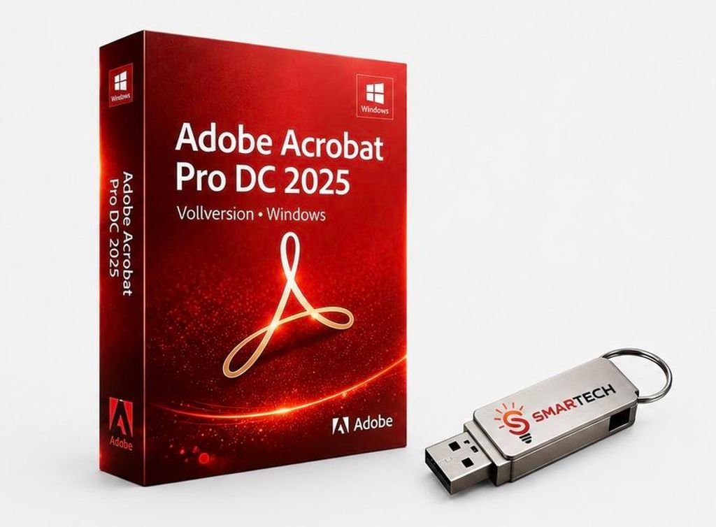 Adobe Acrobat Pro DC 2025 / Vollversion / Windows / Kein Produktbild 
