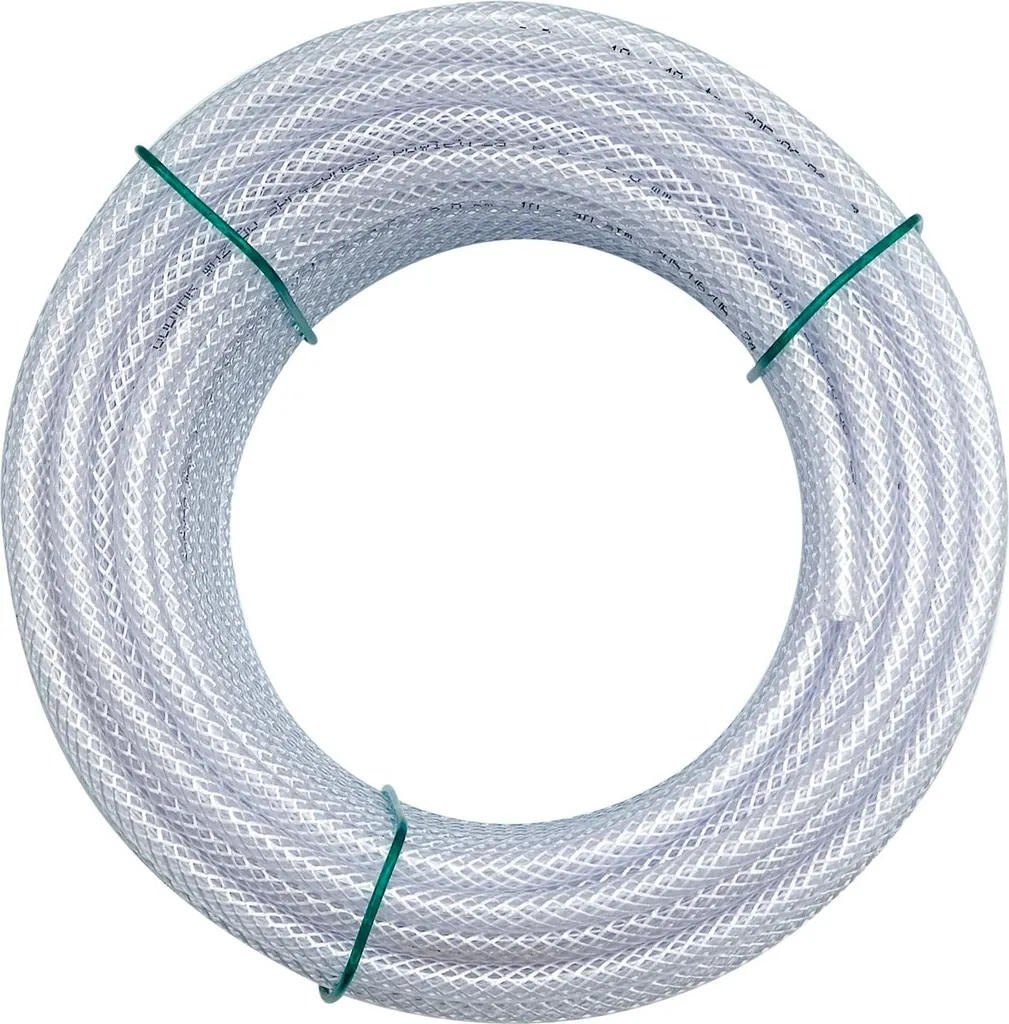 Tuyau air comprimé anti-pliure 10mm 50m - PVC renforcé 40 bars sécurité