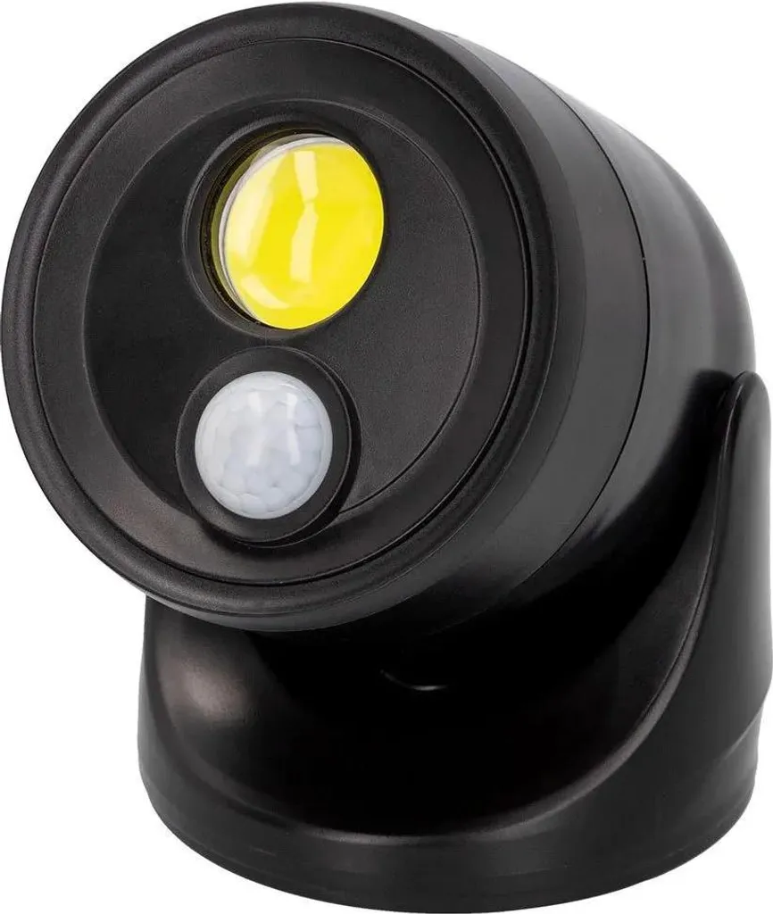 Luce attiva con sensore di movimento Nero Nero Taglia unica