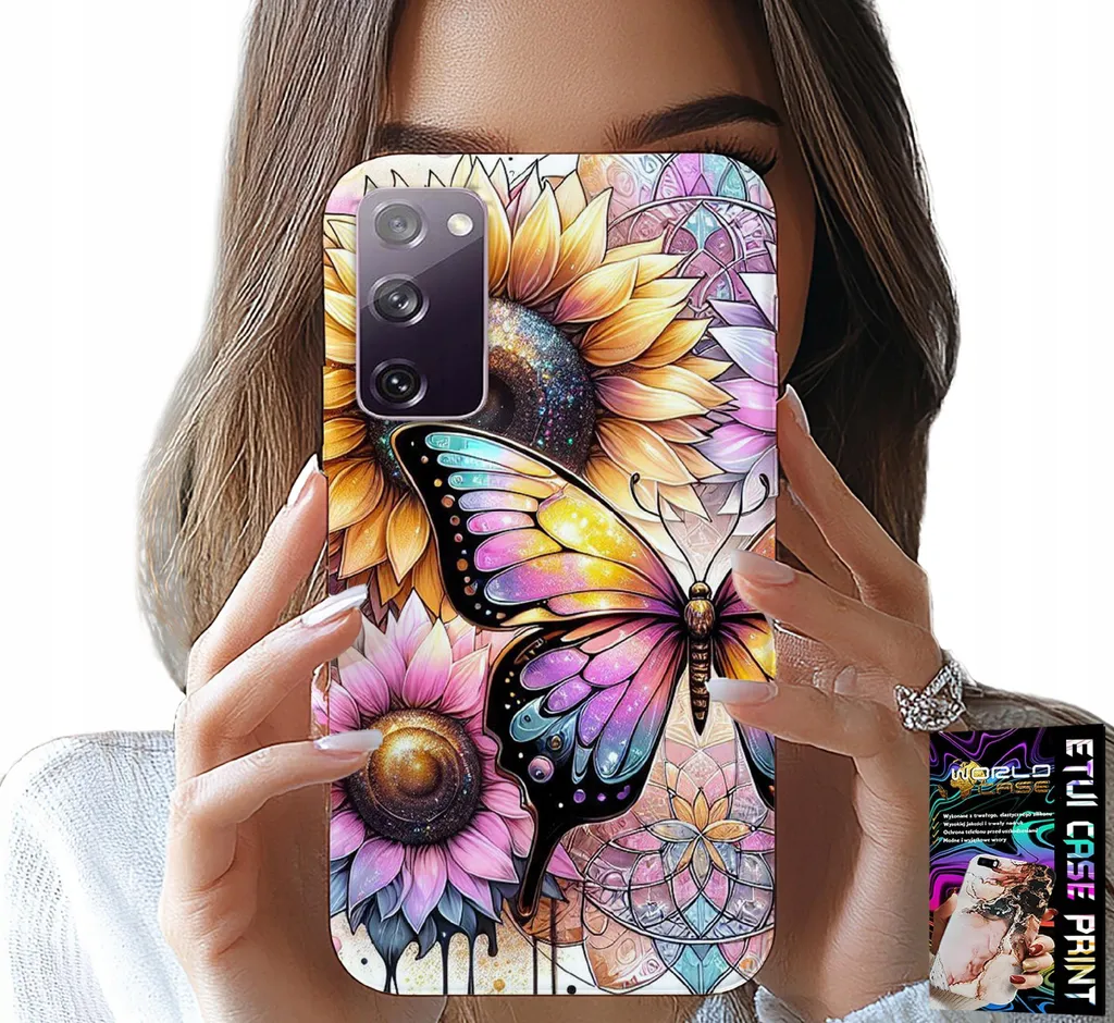 Cover Samsung S20 Lite Girasole Butterfly Edition con Screen Protector