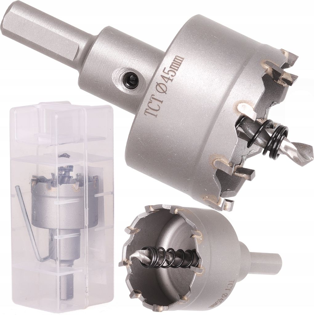 TCT Lochsäge 45 mm Kreisschneider Bohrkrone für Metall Produktbild 