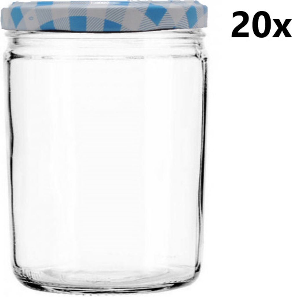 Konzervačné poháre 440 ml LUNCH číre 20 kusov VČETNE SVETLE Obrázok produktu 
