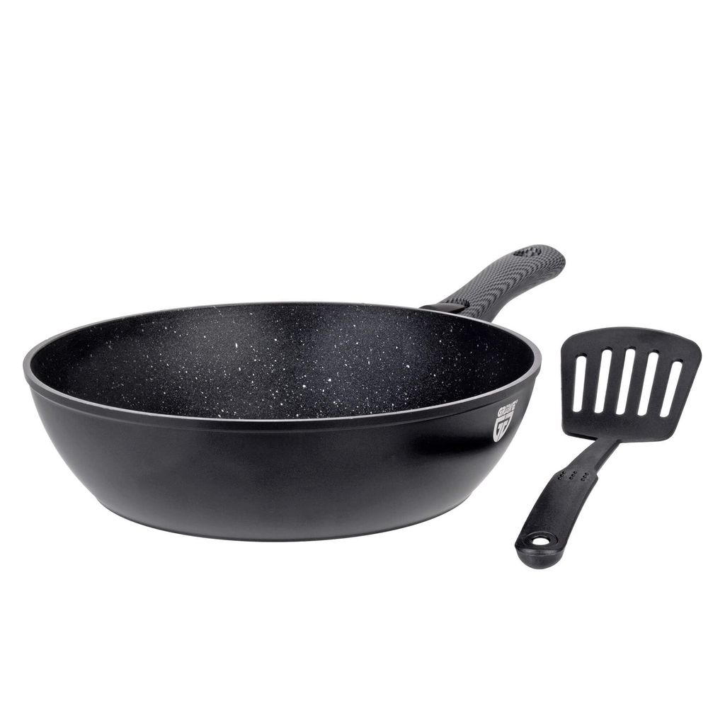 GRÄWE Pfanne Aluminium 28 cm, mit abnehmbarem Griff inkl. Produktbild 