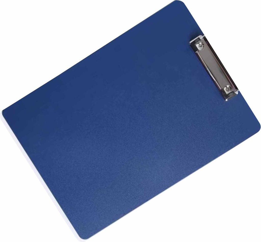 A4-Klemmbrett, verdickter Mehrzweck-Desktop-Dokumentenhalter für Akten, Materialien, Schule, Büro, Dunkelblau