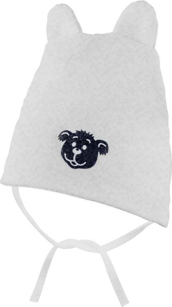 Kinder Beanie Strickmütze Mit Breiter Krempe Feinstrick Mütze Doppelt Gestrickt 36-38 Grau