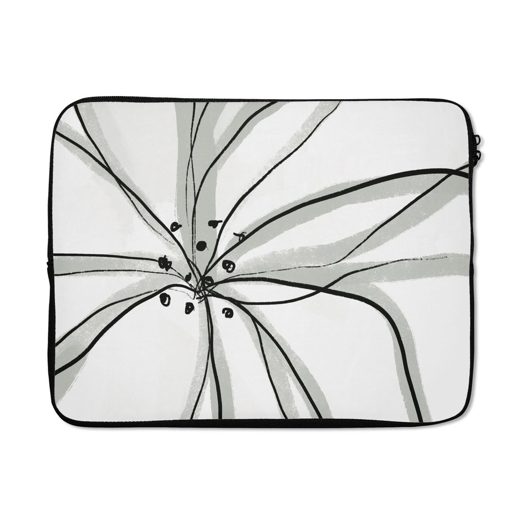 MuchoWow Laptop Hülle 15 Zoll Blumen - Abstrakt - Design Laptoptasche - Laptoptasche - Sleeve - Rundum-Schutz