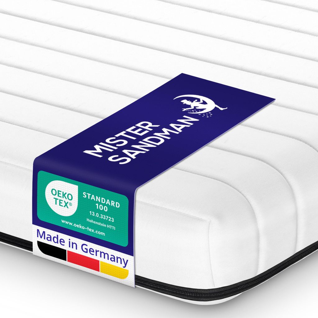 Kaltschaummatratze 140 x 190 cm – 11 cm Höhe – H3 – ergonomisch, atmungsaktiv & punktelastisch