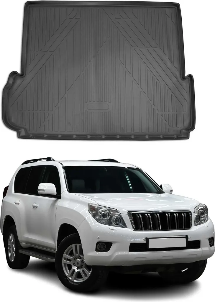 Tappeto Bagagliaio Impermeabile per Toyota Prado 7 Posti 2009-2023