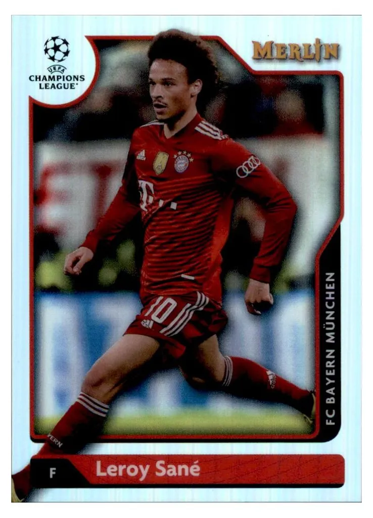 Carte Leroy Sané 69 pour Album 2021/2022 - Complétez votre Collection
