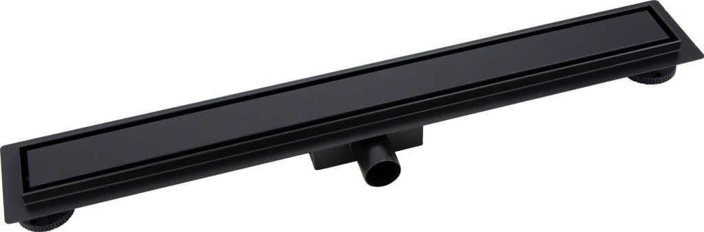 VEREG Verosan Duschrinne LECH 900 mm, Komplettset inkl. Designrost, schwarz