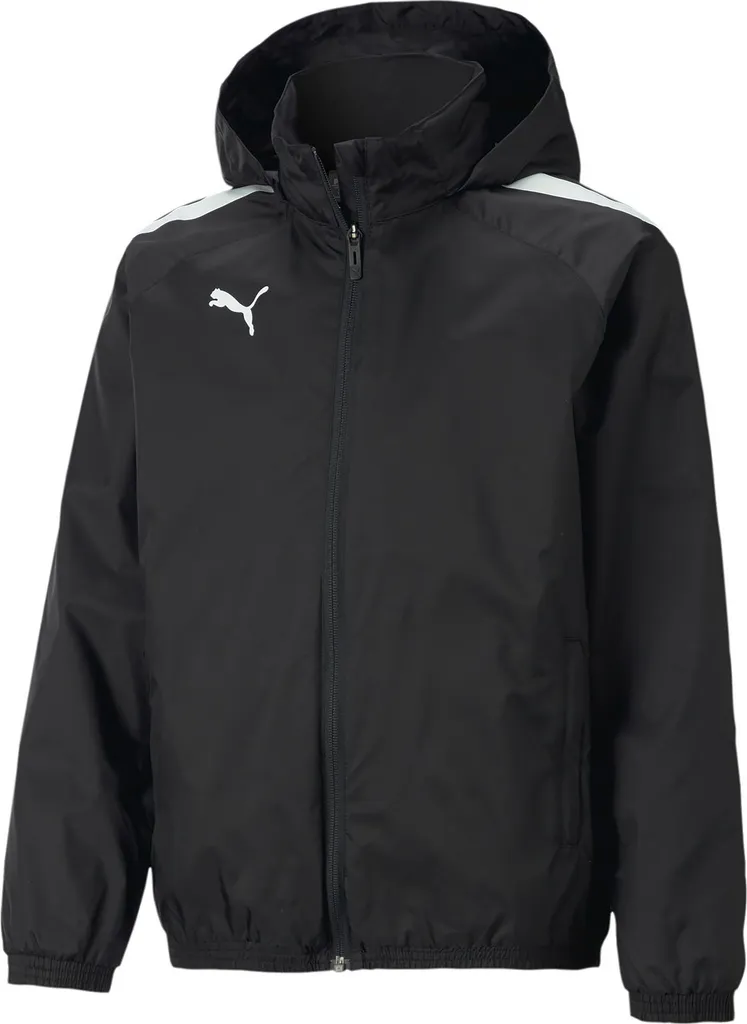 Giacca Antivento Bambino Puma Team League Nero - Antipioggia Junior