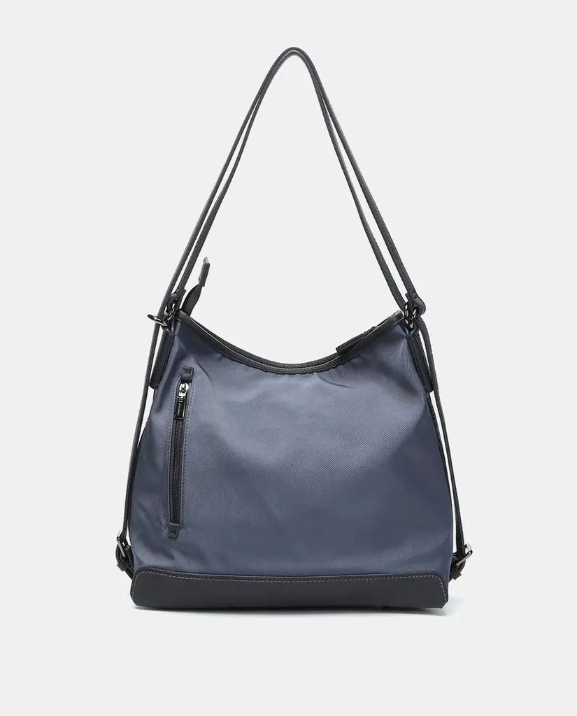Grand sac cabas femme gris Abbacino Nia - Sac porté épaule tendance