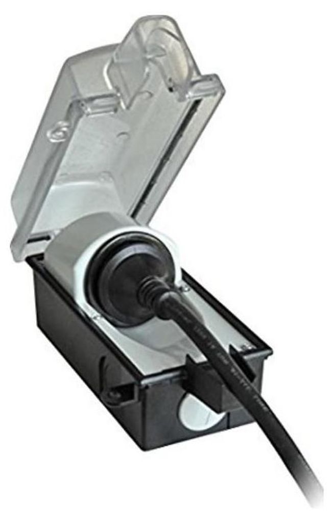 Bachmann 924.349 Schwarz - Transparent Steckdose (924.349) Zdjęcie produktu 