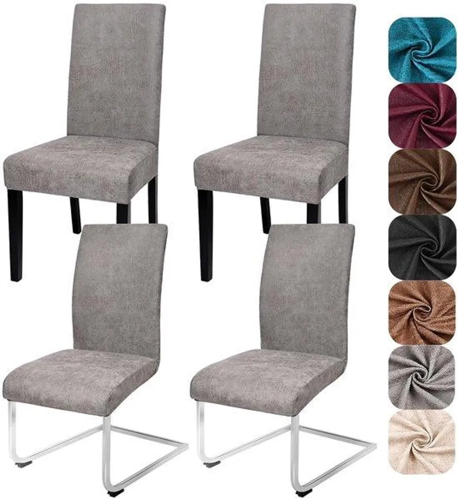 Housse de chaise imperméable en caoutchouc lot de 1 décor fond marin