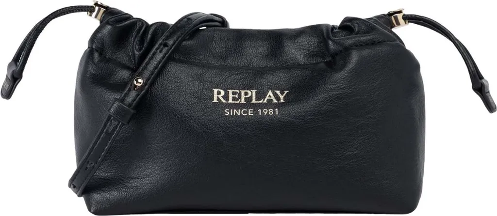 Borsa Replay a Tracolla Nera | Praticità Urban Crossbody Bag Black