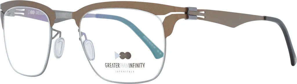OFFERTA: Occhiali Greater Than Infinity GT001 V06 Marrone Uomo 46mm
