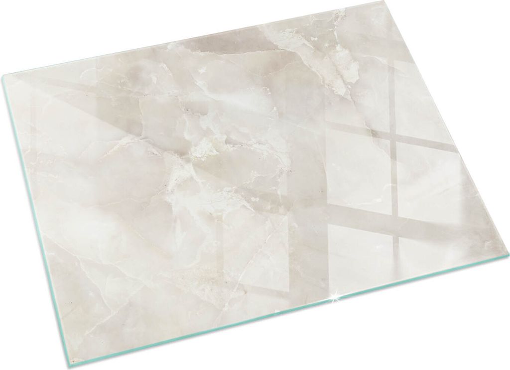 Natürliches Marmormuster – Glasbodenplatte für – Kaminofen – Kaminplatte Glas – Schutzglas – Funkenschutzplatte –Glasbodenplatte Feue...