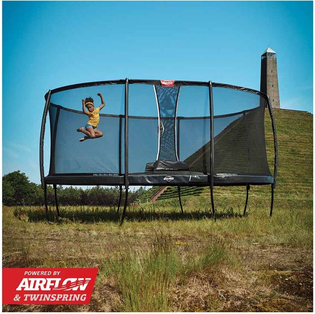 BERG Trampolin Oval Grand Champion Regular 520 Grey / grau Produktbild 8