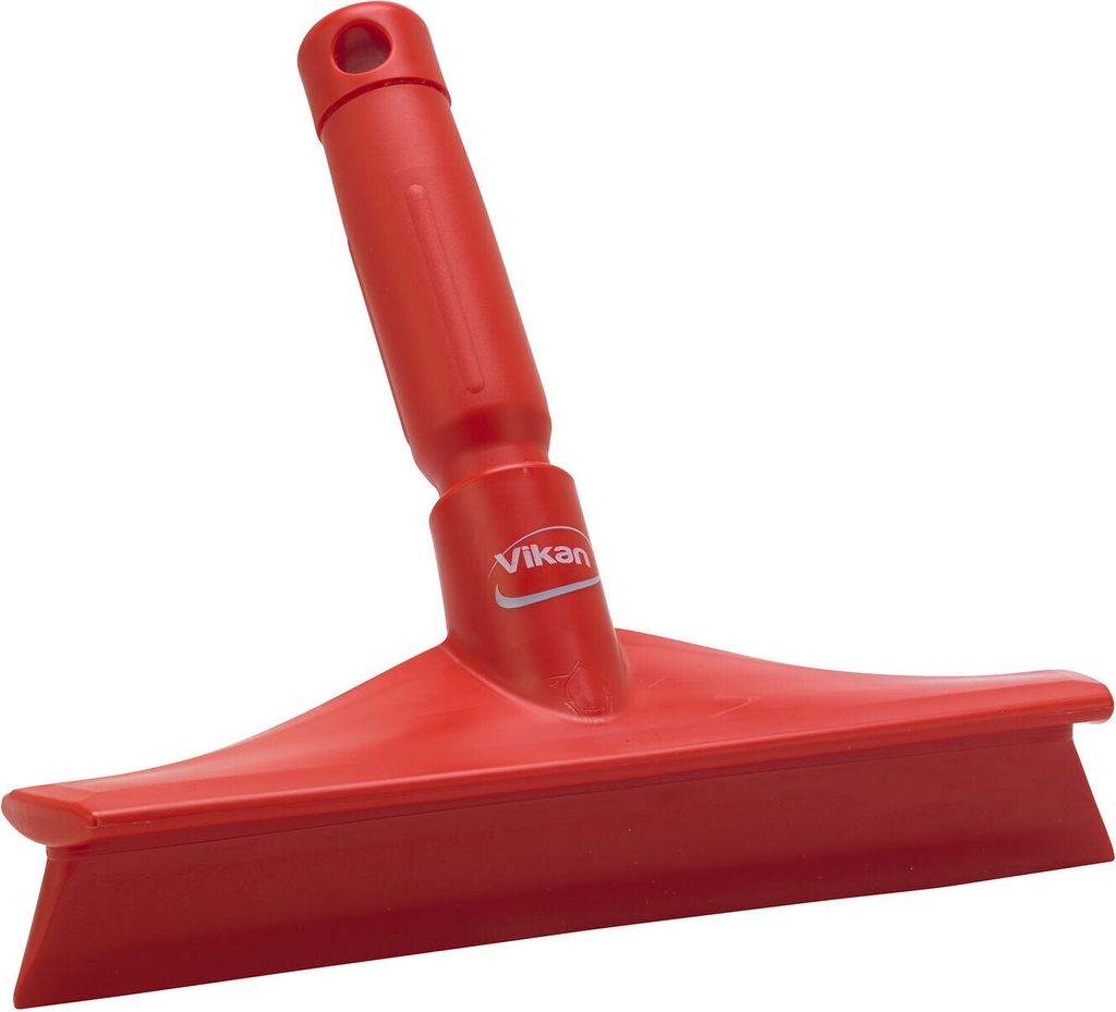 VIKAN Ultra Hygiene Abzieher mit Ministiel Länge: 245 mm, vollständig HACCP konform 4-red