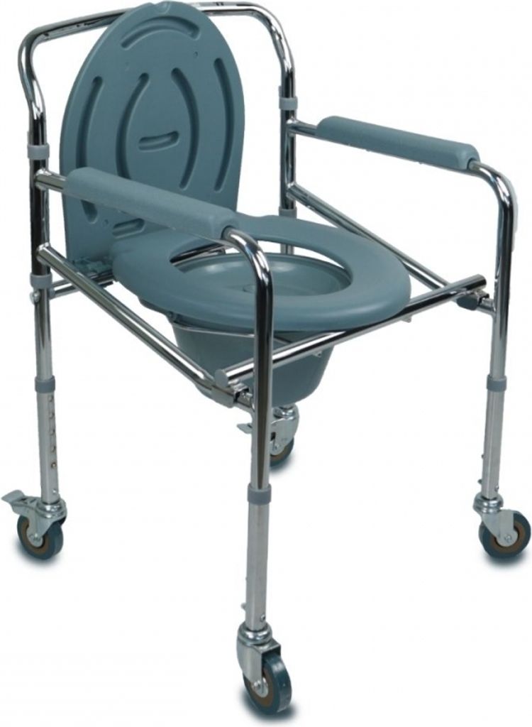 Toilettenstuhl mit rollen Mobiclinic Muelle für Ältere und Produktbild 