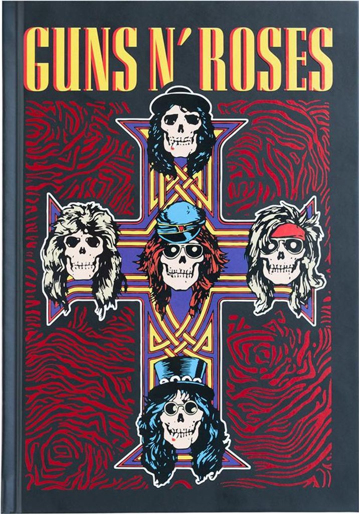Erik - Notatnik A5 Guns N Roses, Premium Akcesorium dla Fanów Rocka