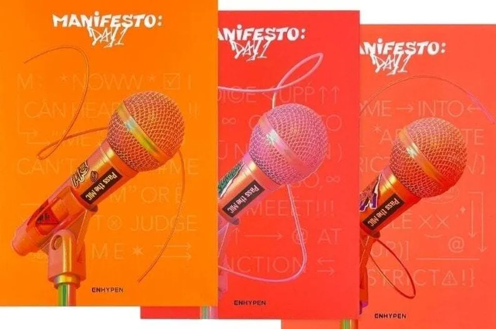 Complétez Collection Enhypen Manifesto Day 1 CD Version Aléatoire