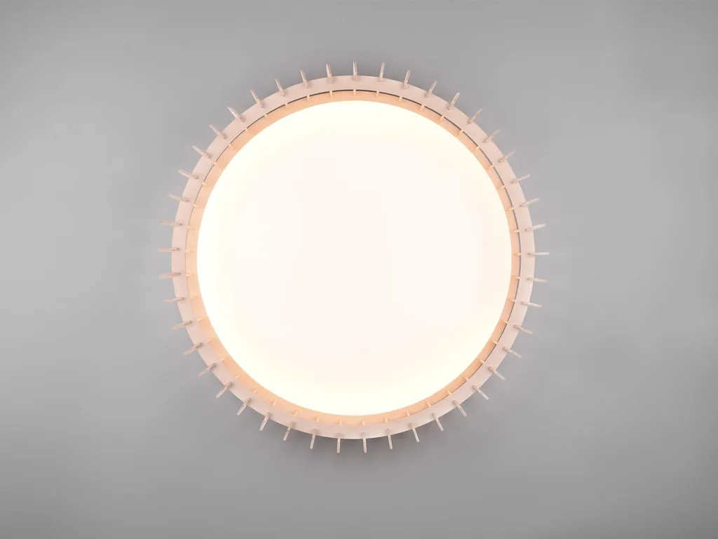 Plafonnier moderne à LED intégrées MONTE brun pour éclairage de salon - 13