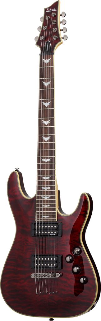 Schecter Omen Extreme-7 Black Cherry E-Gitarre