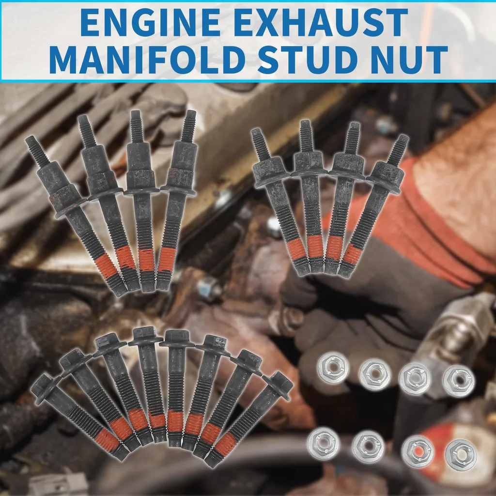 Ensemble de 24 Boulons de Collecteur Échappement 4.7L V8 Jeep et Dodge