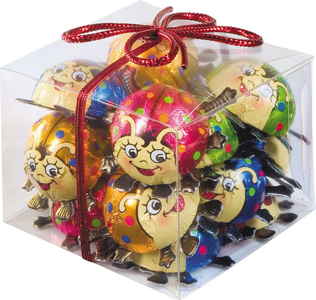 Girliekäfer, Geschenkpackung 100 g / Schokolade Käfer / Produktbild 